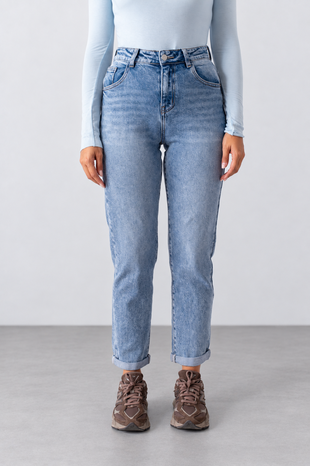 Jeans Mom Fit Light Denim