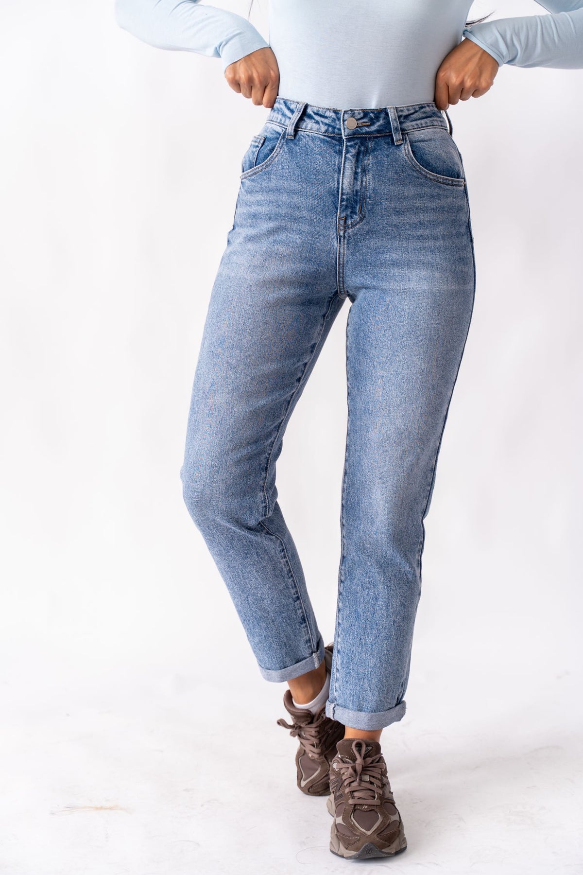 Jeans Mom Fit Light Denim