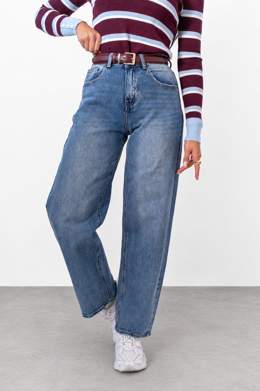 Jeans Ballon Denim Blue