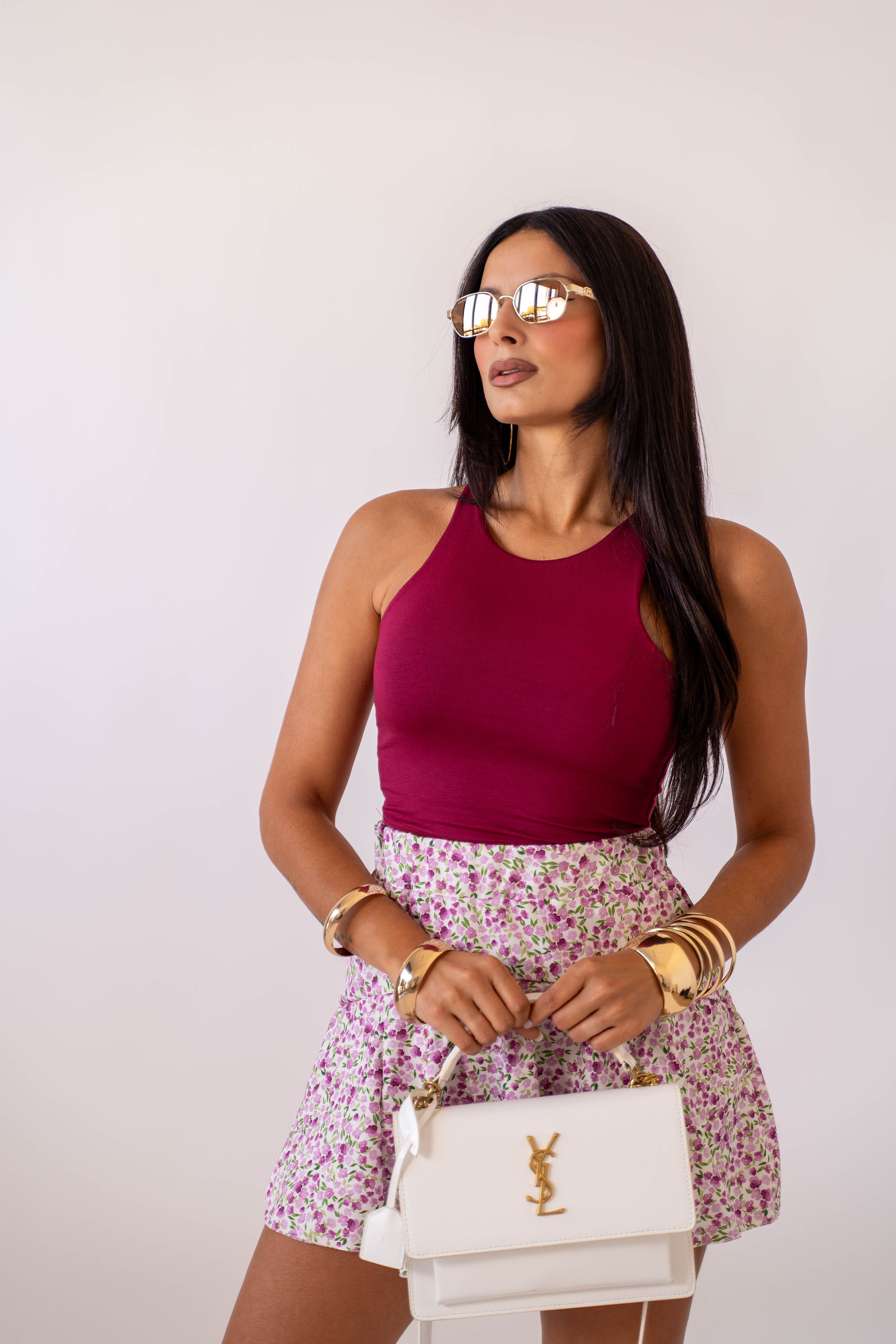 Canotta Crop Bordeaux