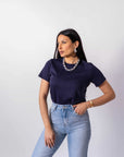 T-Shirt Blu - Stylish Moda