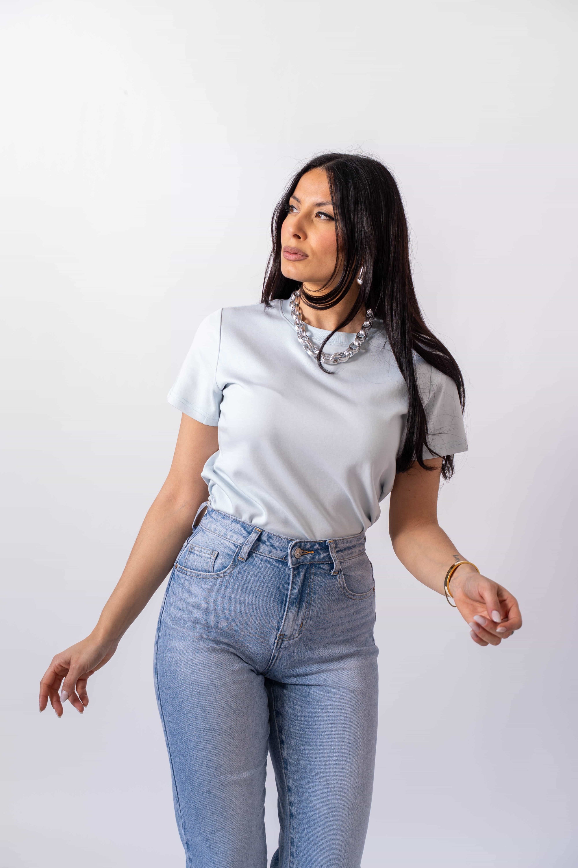 T-Shirt Azzurra - Stylish Moda