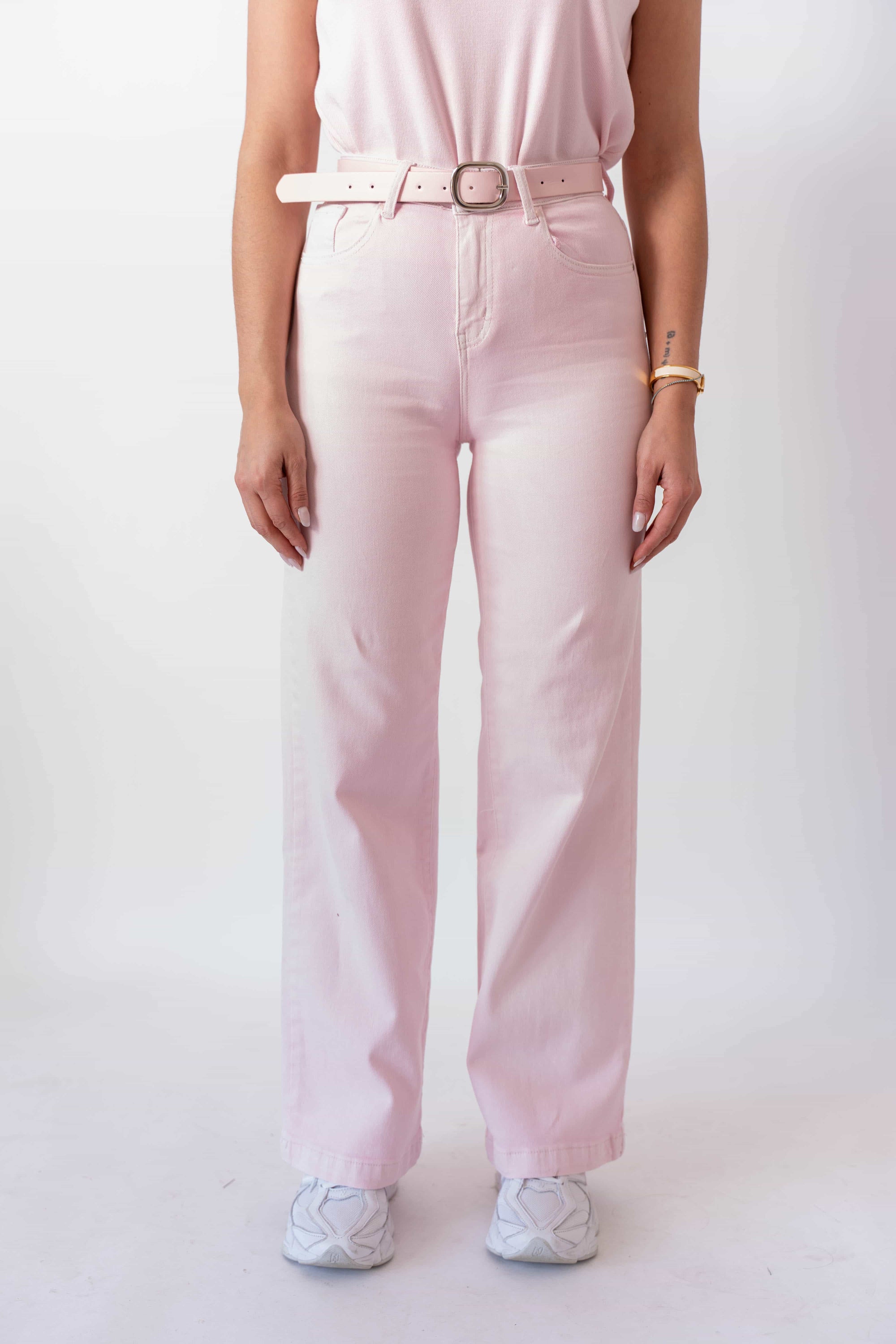 Jeans Rose Con Cintura - Stylish Moda