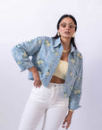 Giacca In Denim Sunflower