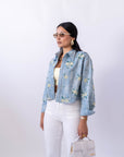 Giacca In Denim Sunflower
