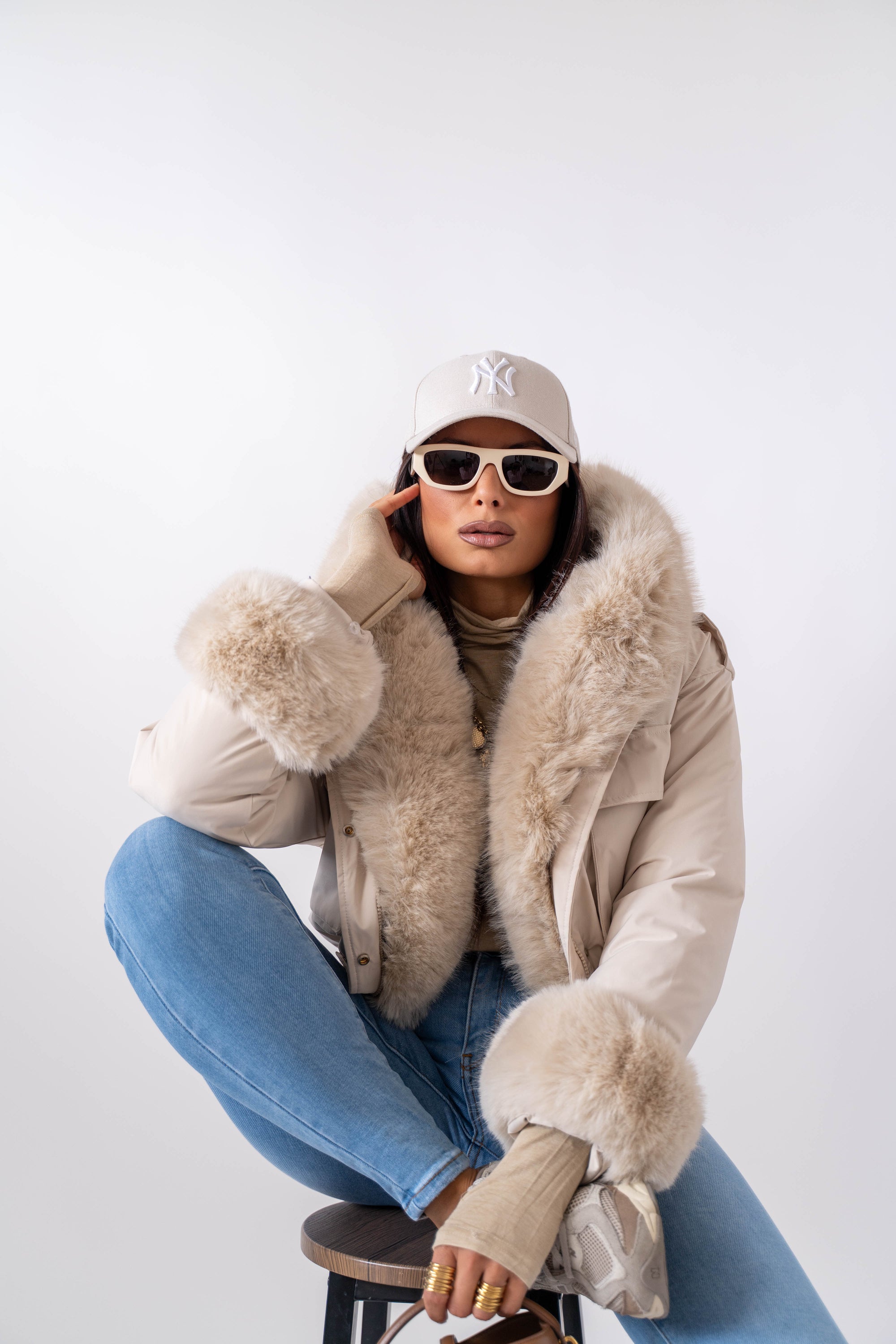 PRE ORDINE Bomber Crop Amira