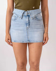 Gonna Light Denim - Stylish Moda