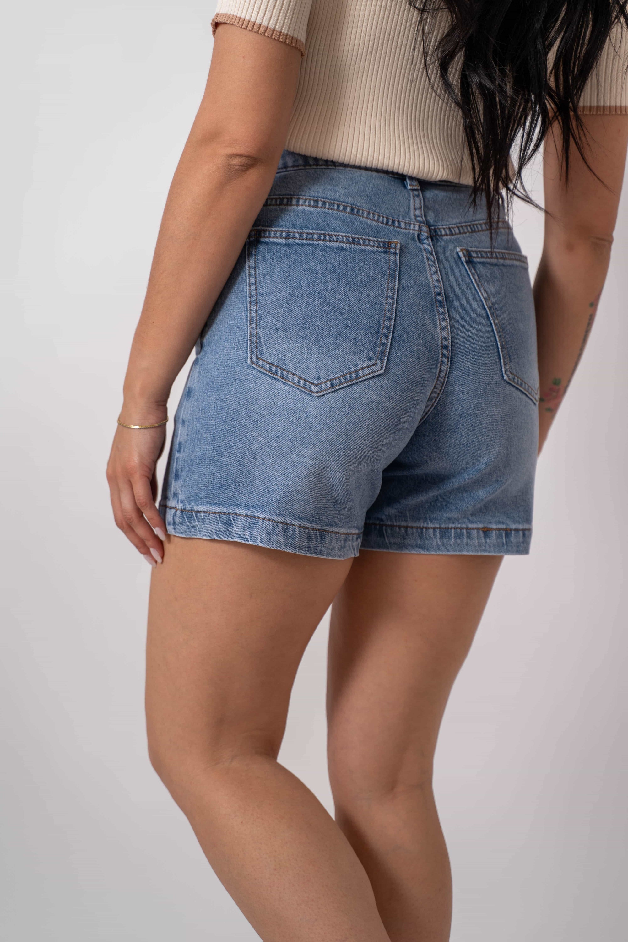Shorts In Denim - Stylish Moda