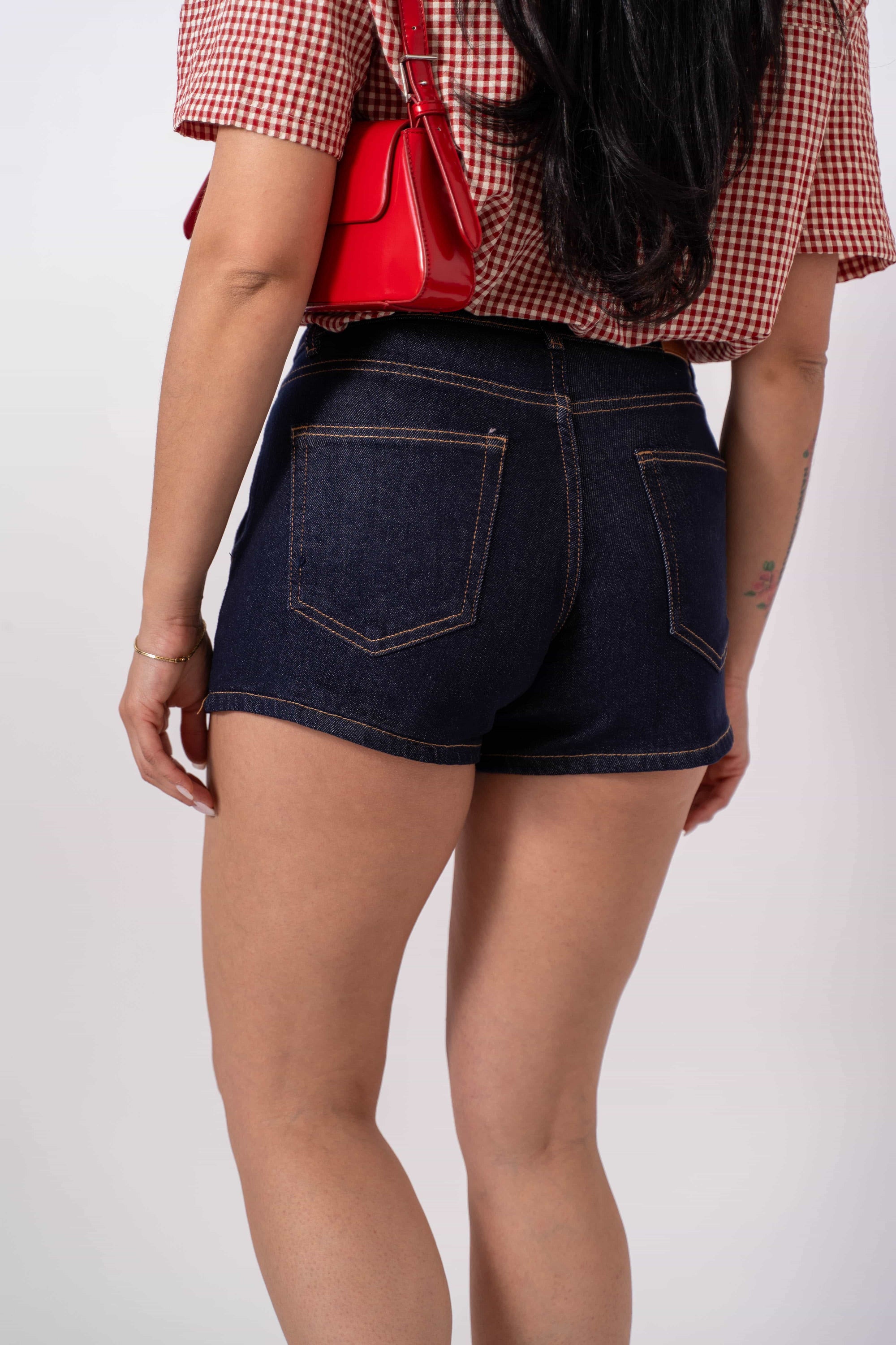 Shorts In Denim Lavaggio Zero - Stylish Moda