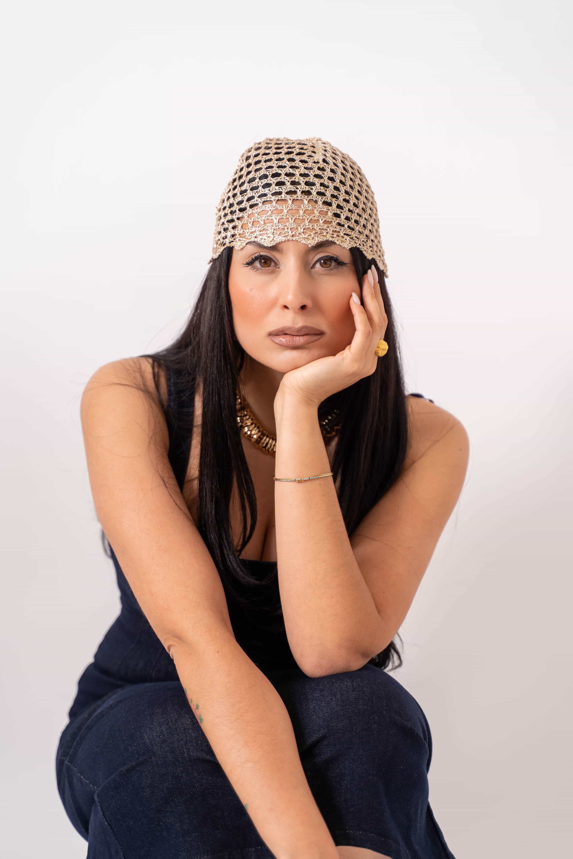 Cappello In Lurex