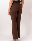 Jeans Wide Leg Brown