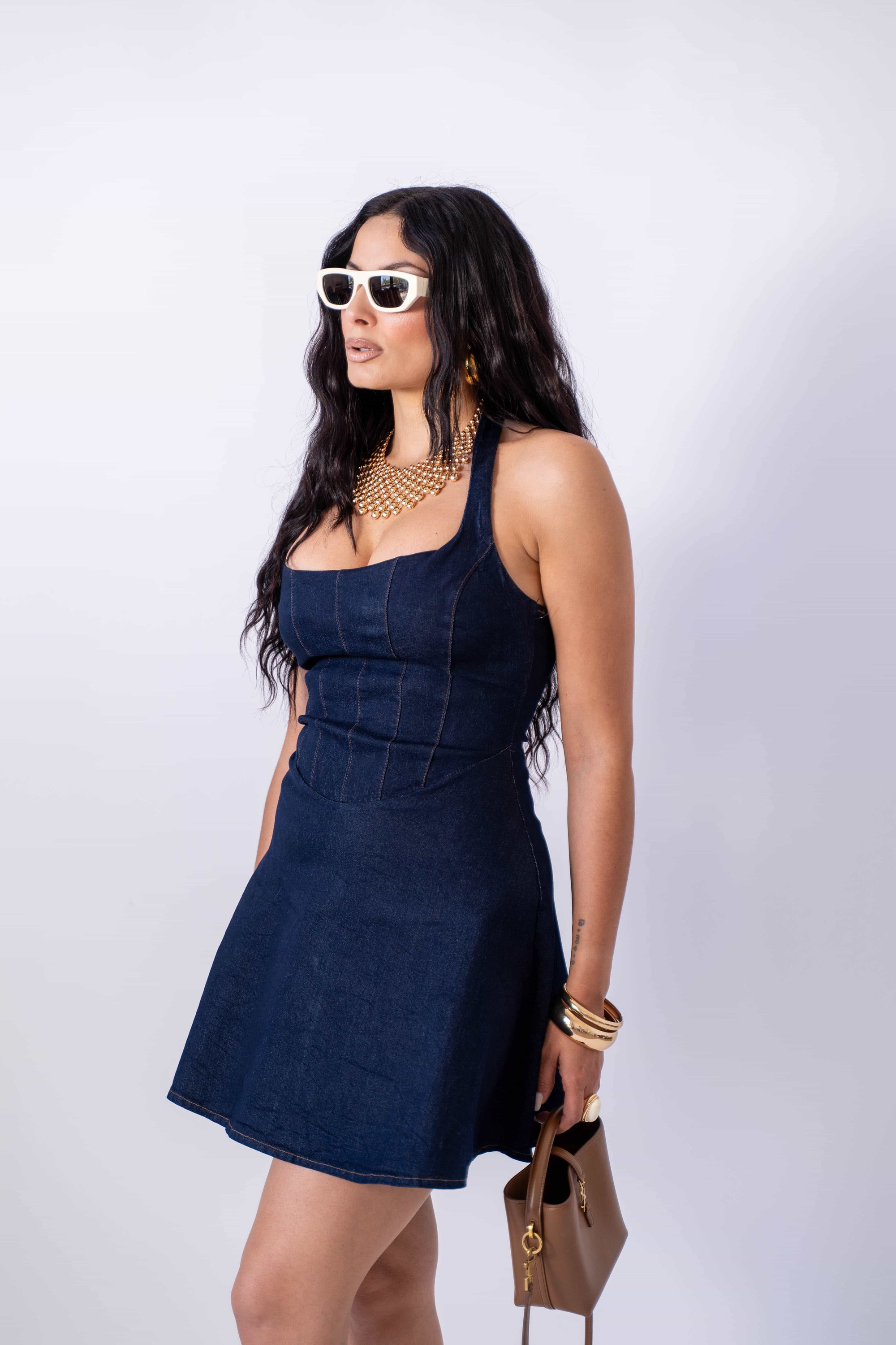 Mini Dress In Denim 2.0