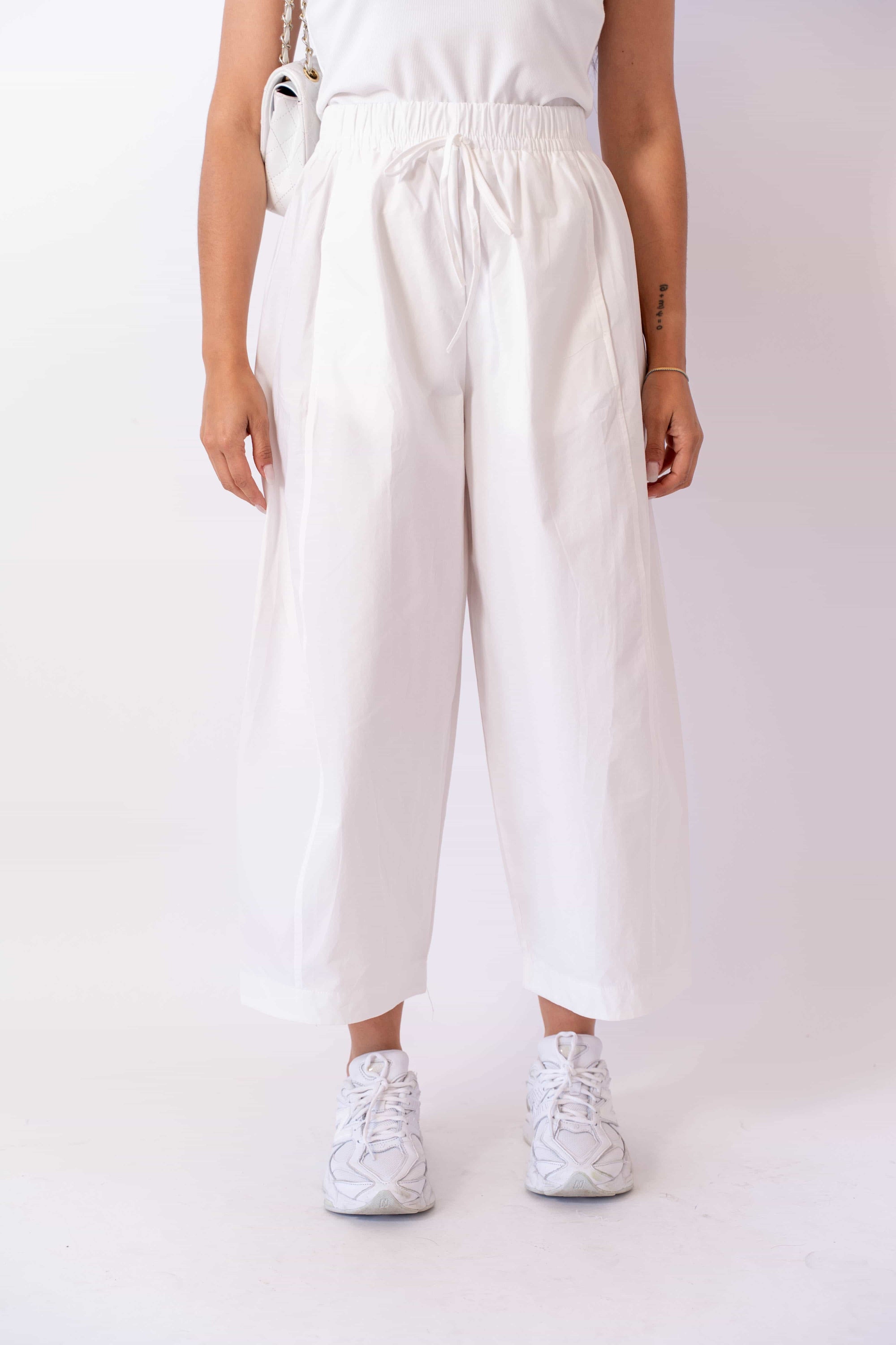 Pantalone White Balloon