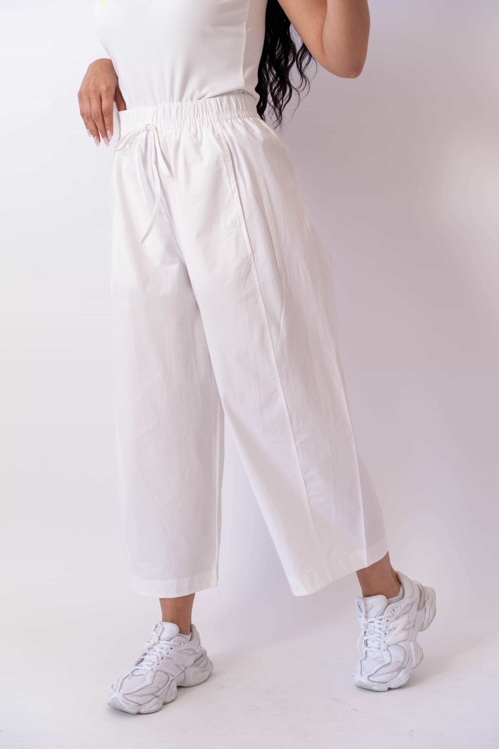 Pantalone White Balloon