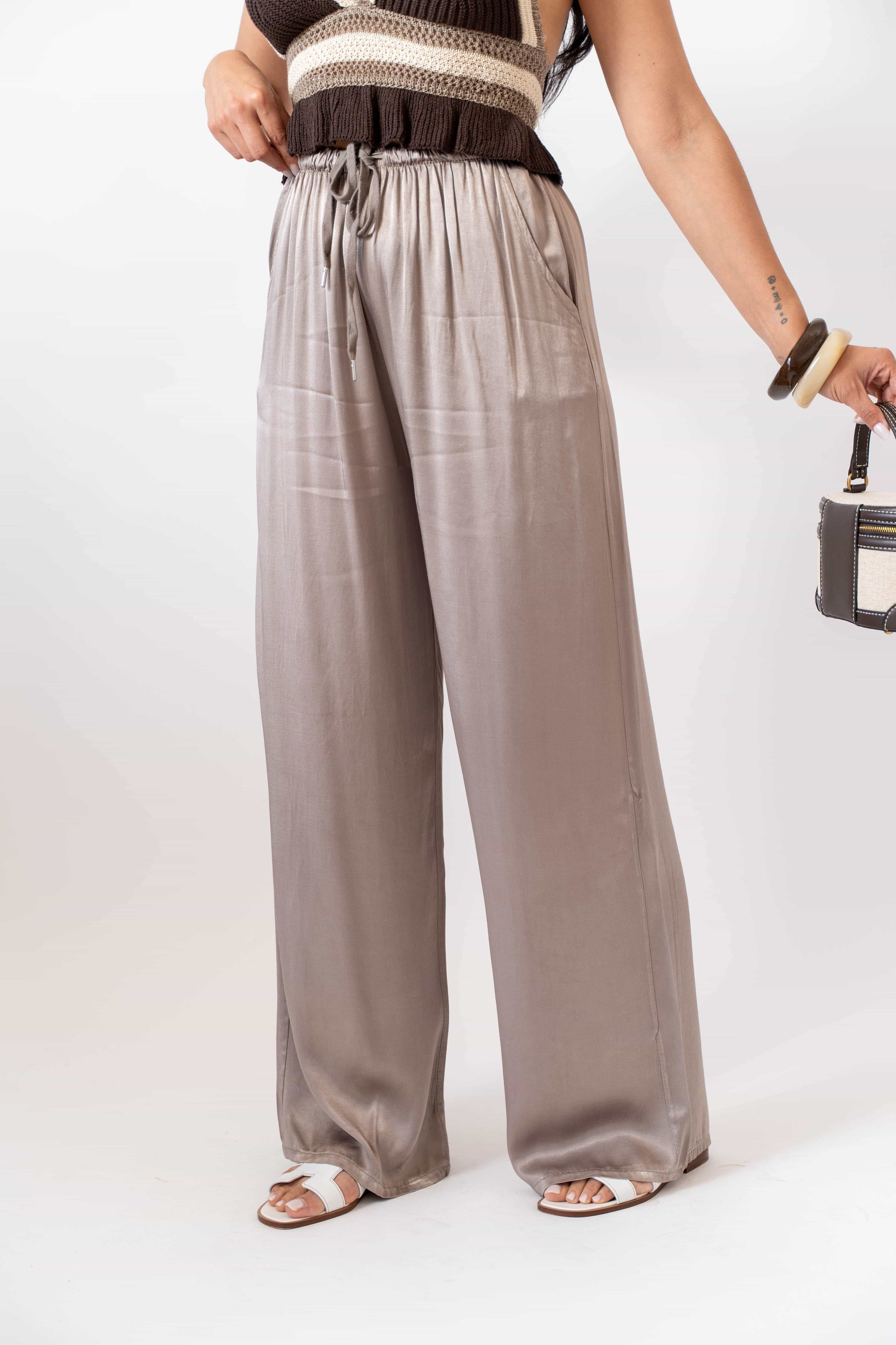 Pantalone Satin - Stylish Moda