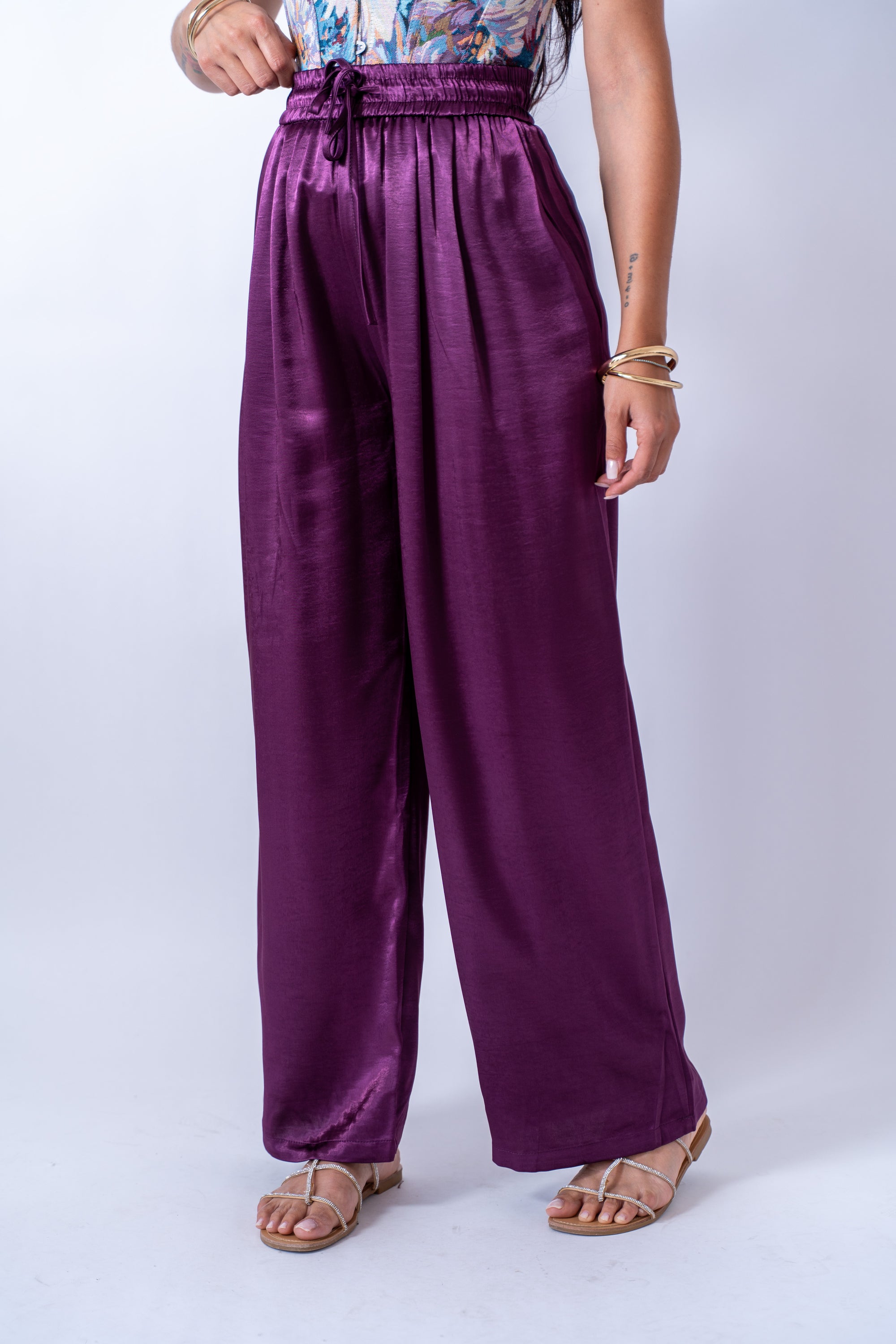 Pantalone In Raso
