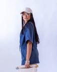 Coordinato Maglia Crop E Shorts