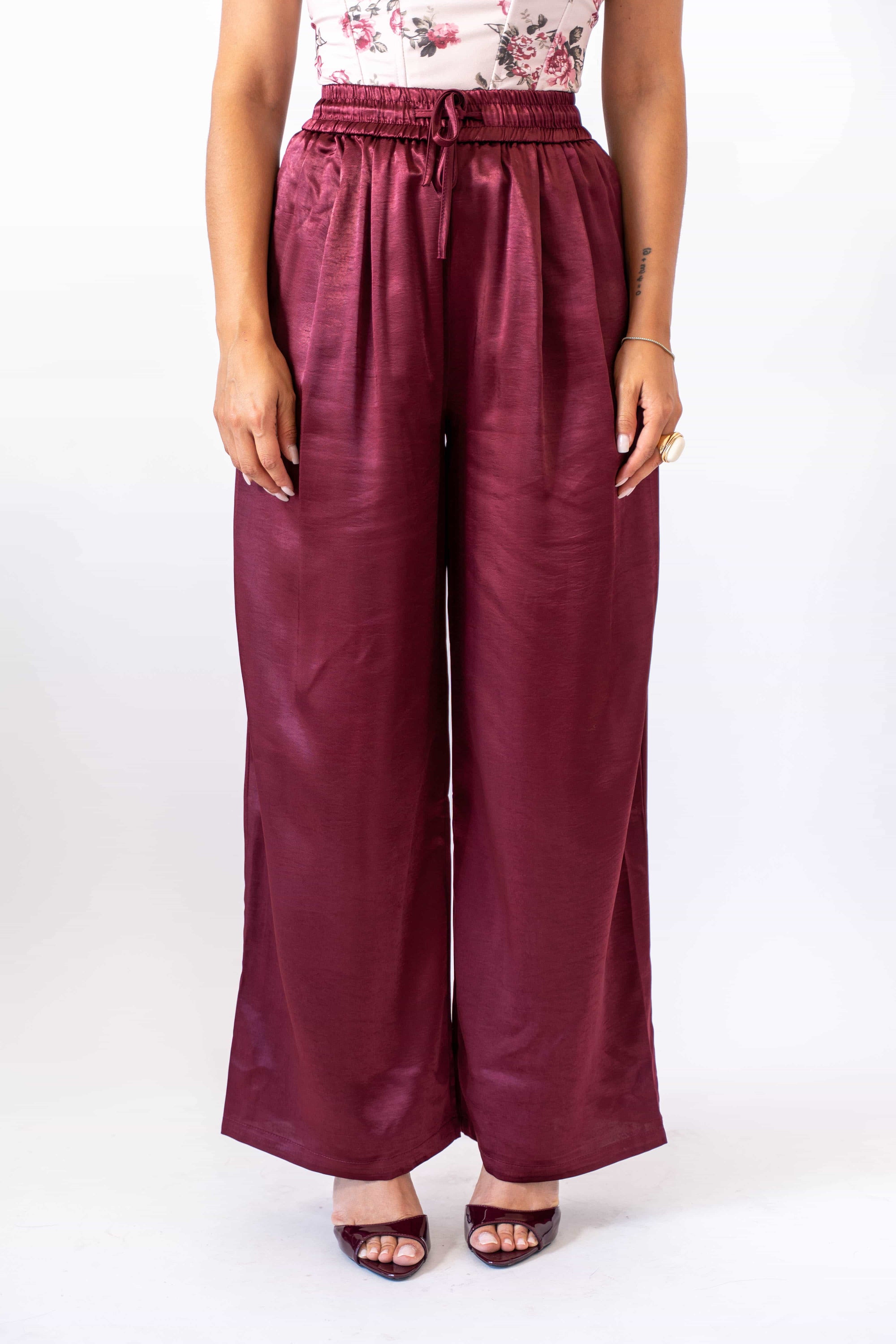 Pantalone In Raso
