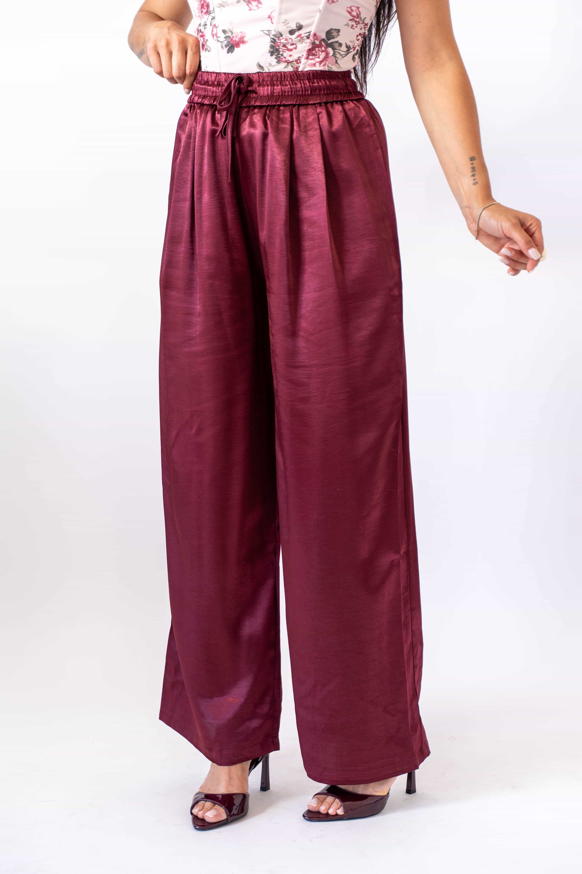Pantalone In Raso