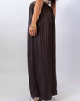 Pantalone Satin Plissè