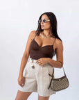 Top Dark Brown