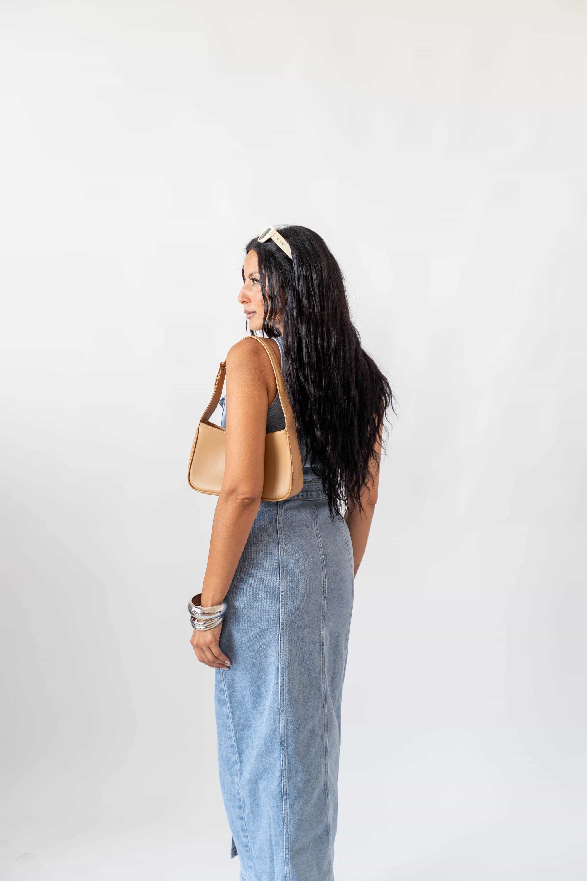 Dress Longuette In Denim