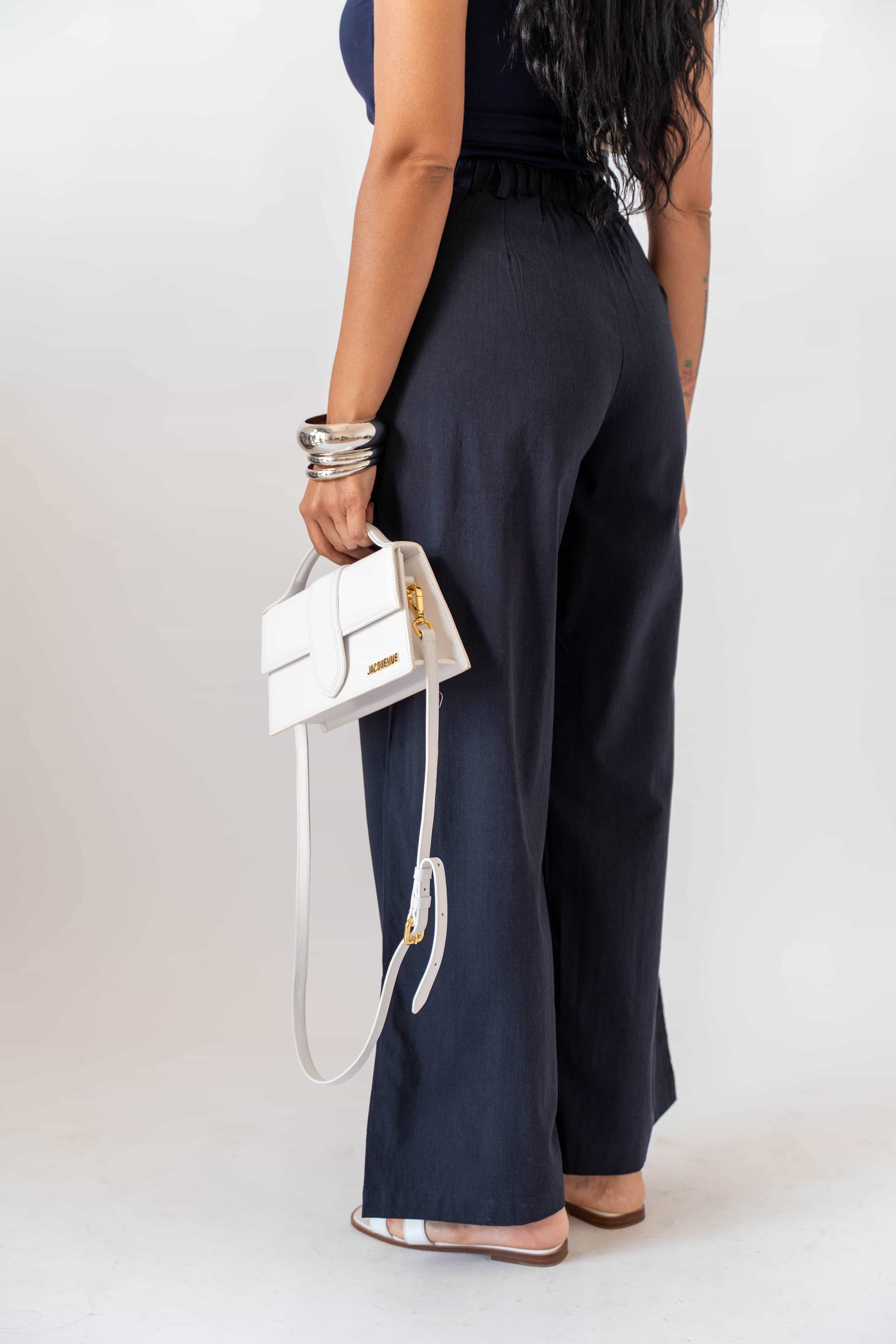 Pantalone Lino Dark Blue