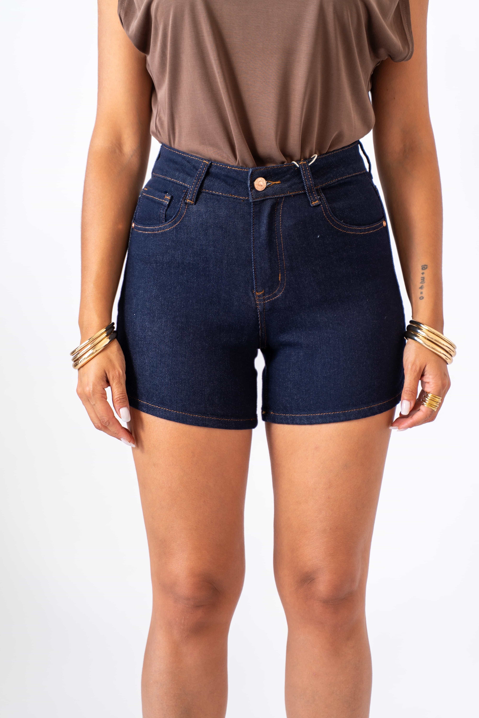 Short Dark Denim