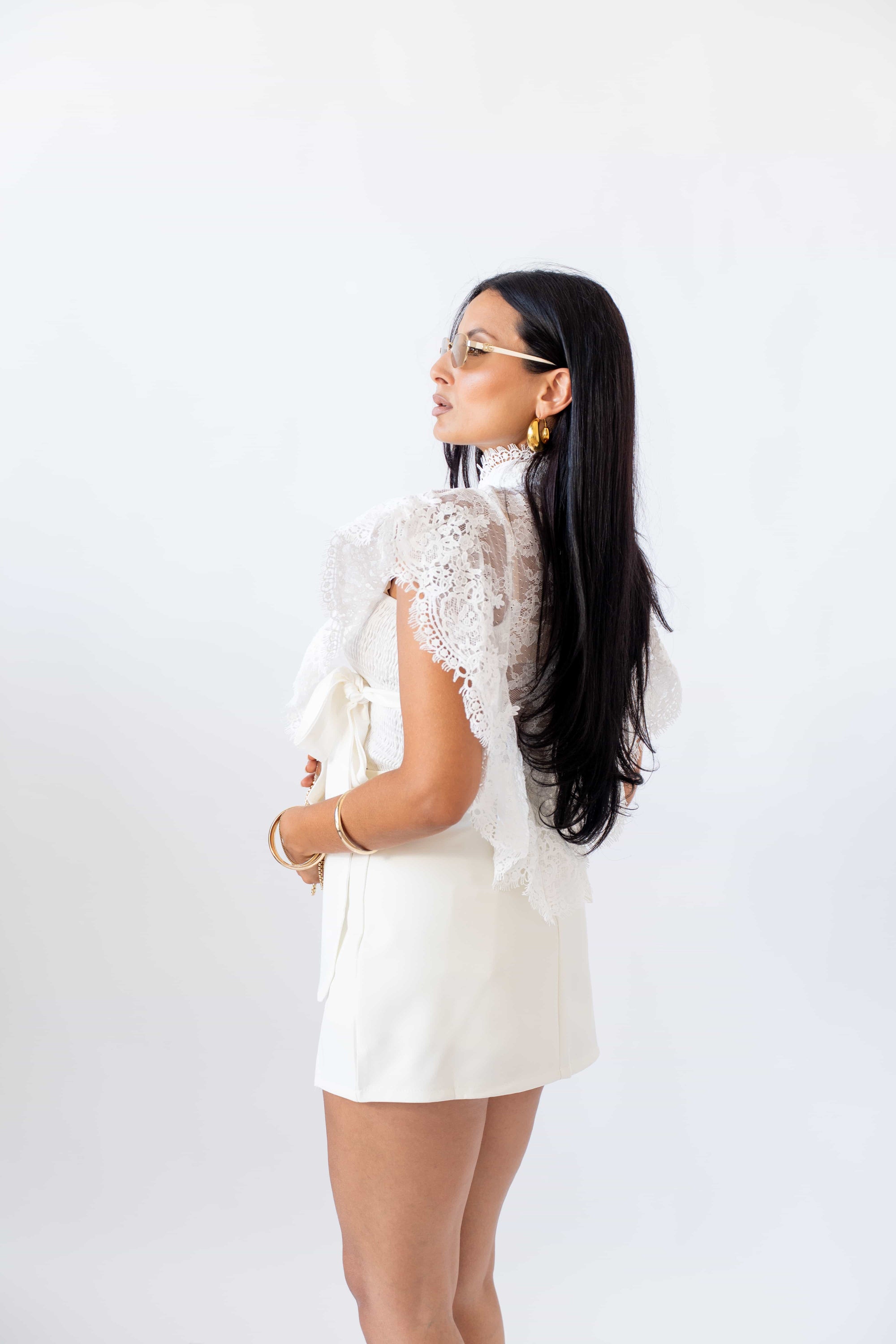 Blusa In Pizzo