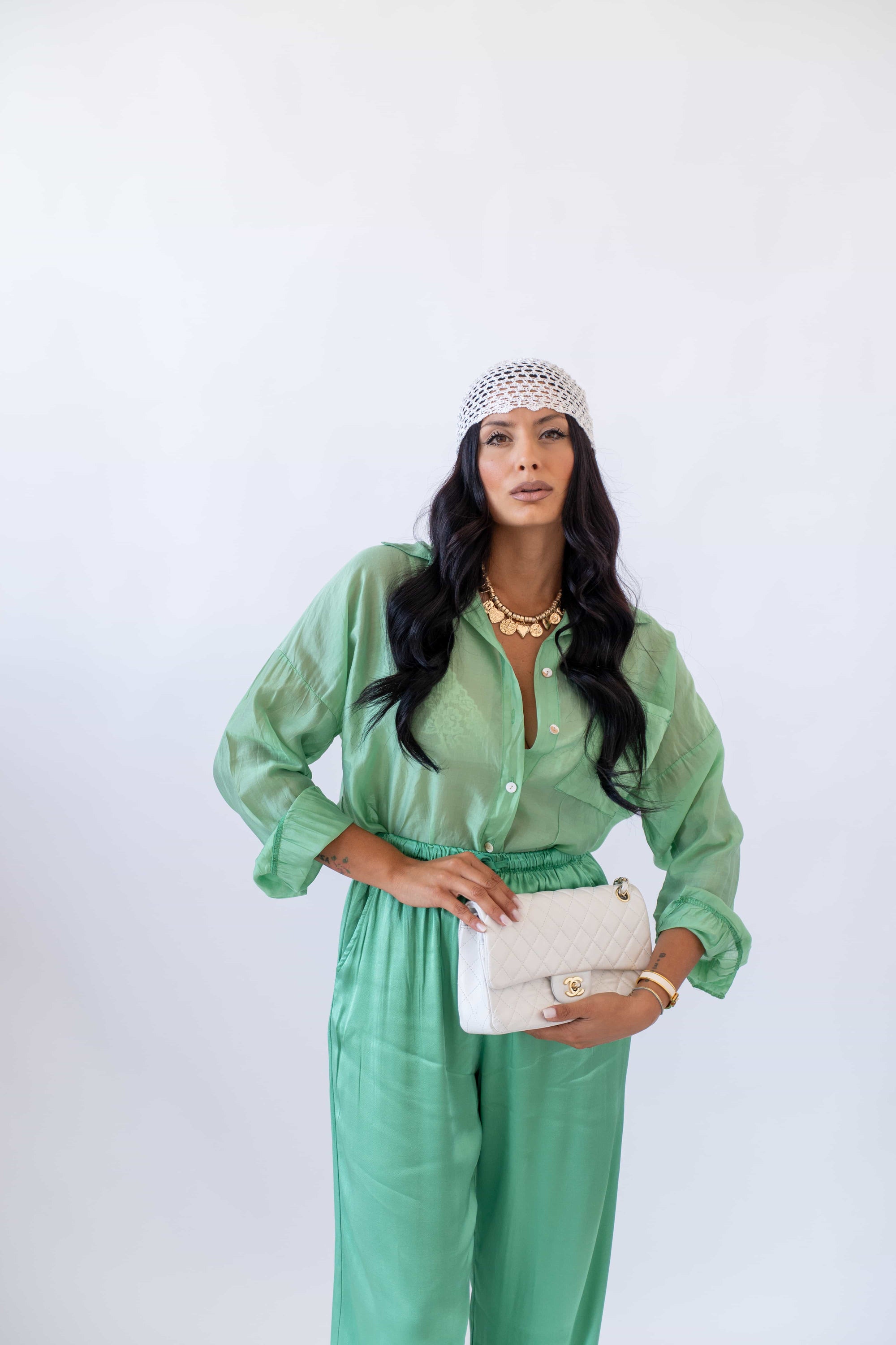 Camicia Veil Green