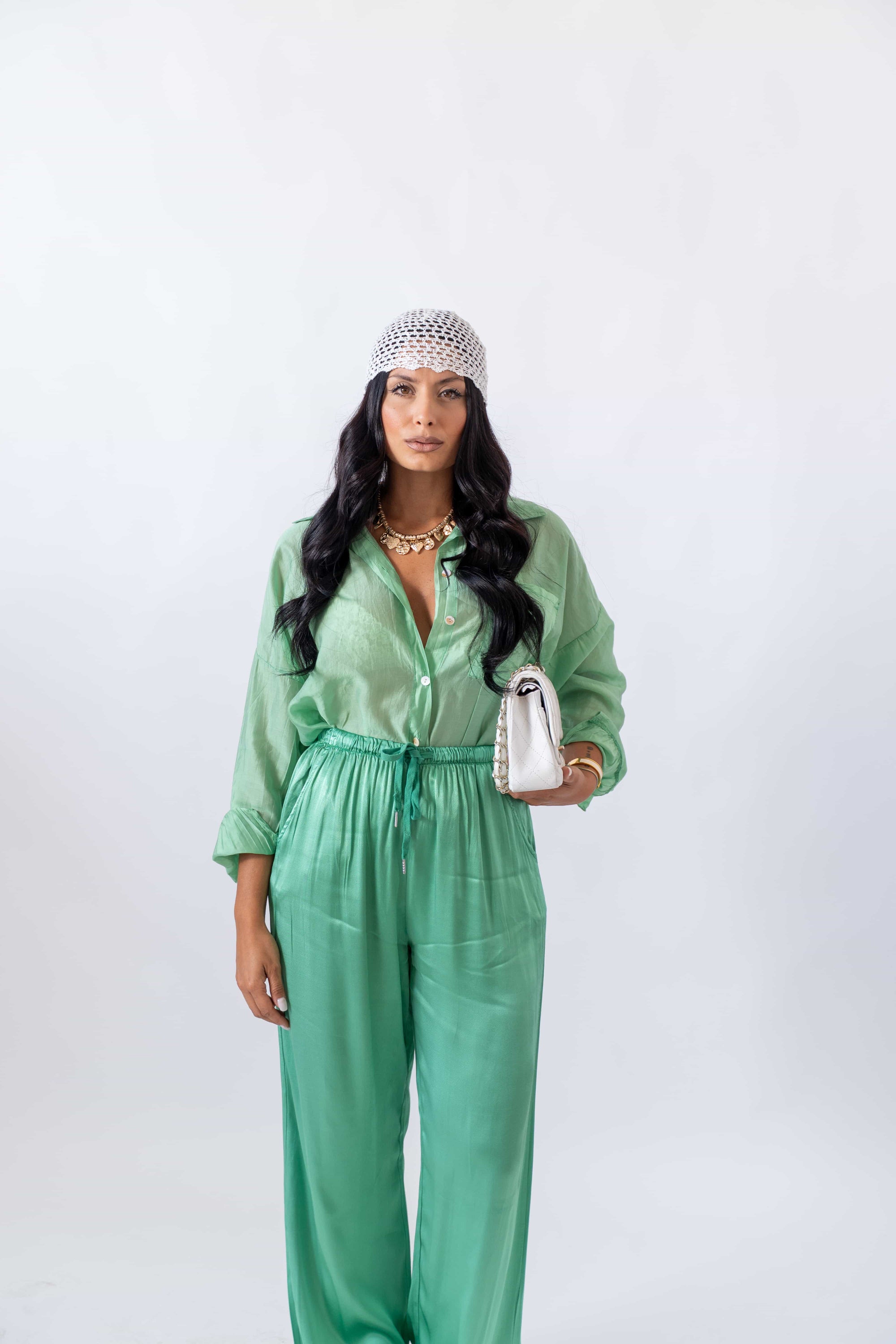 Camicia Veil Green