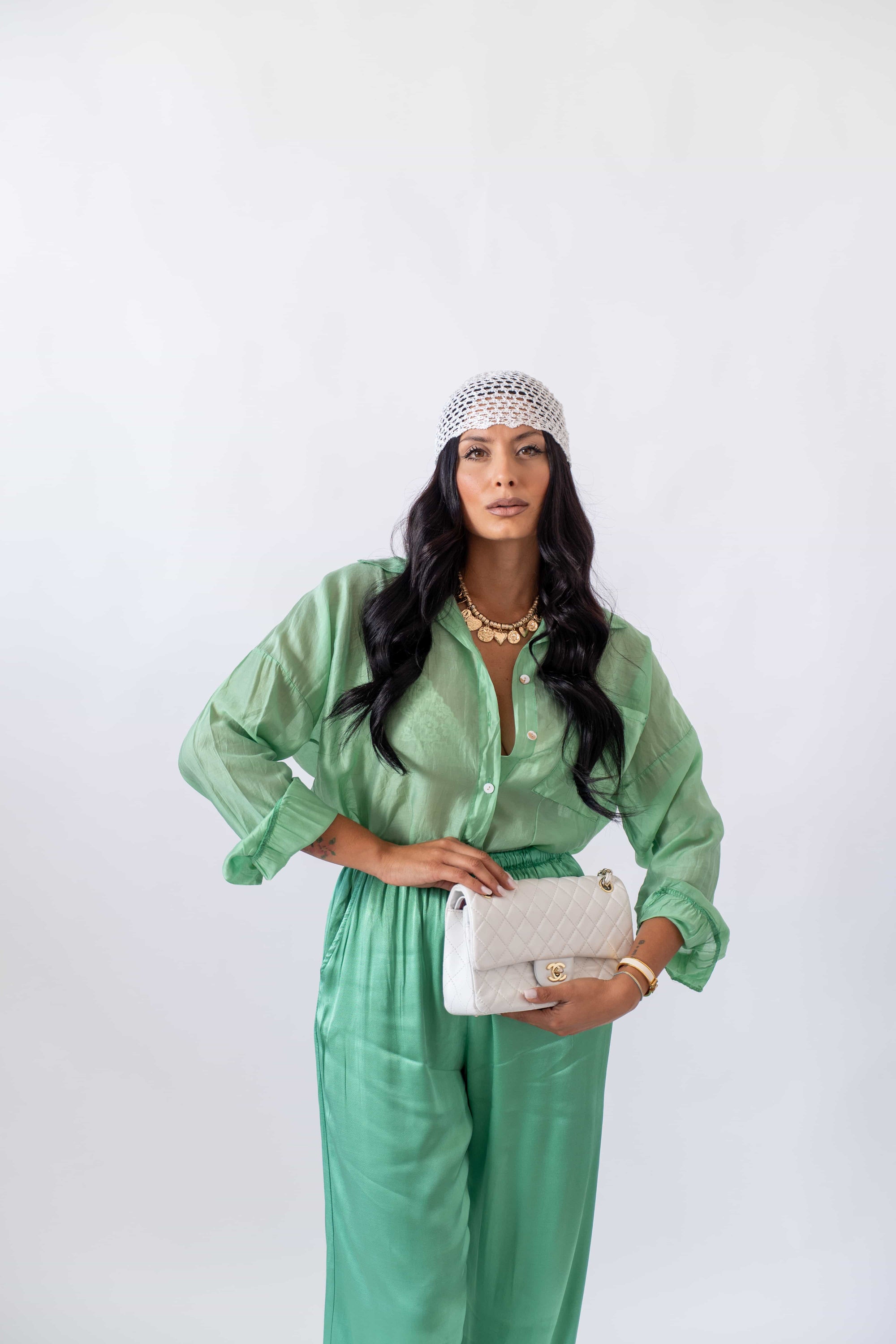 Camicia Veil Green