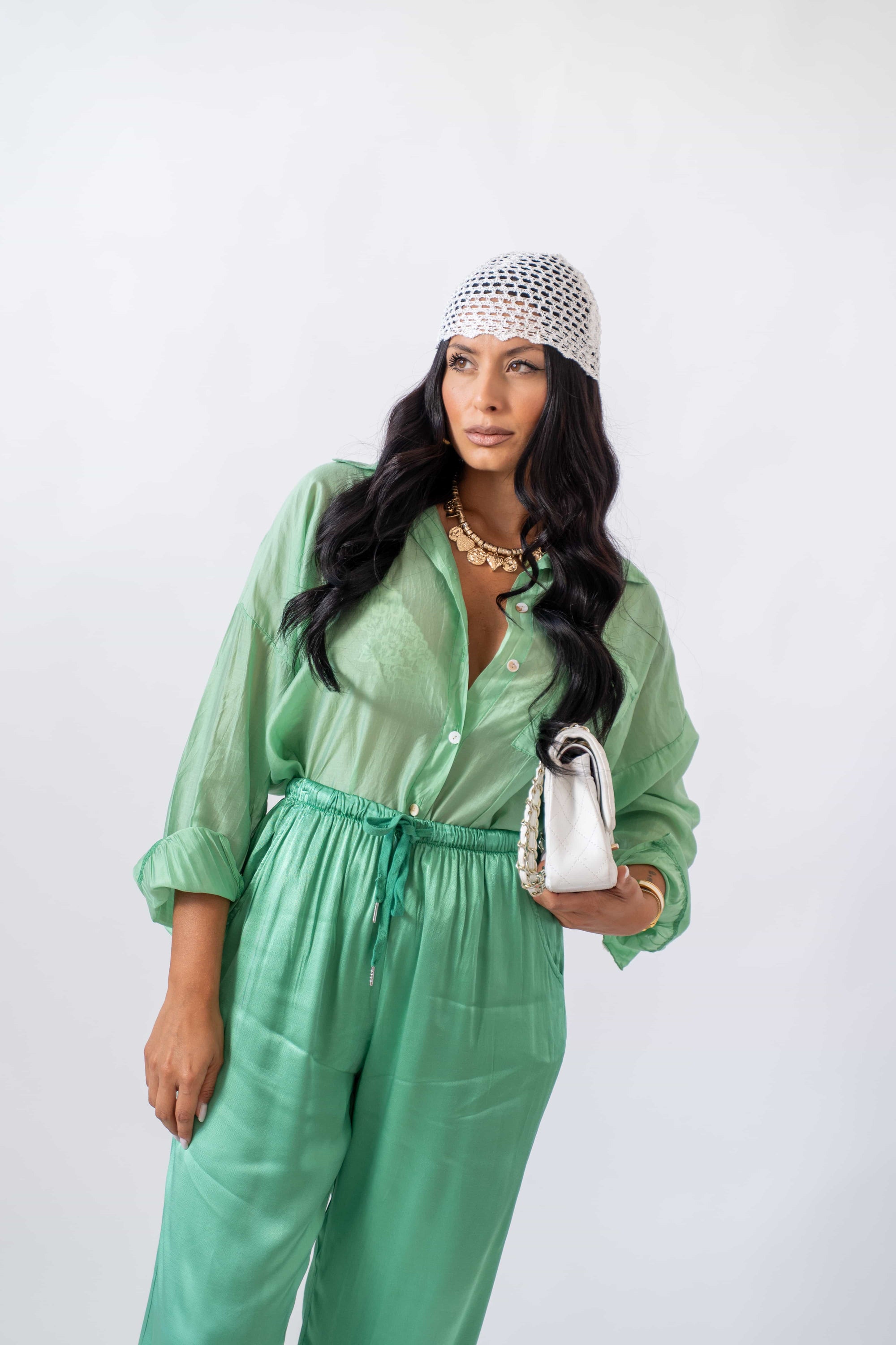 Camicia Veil Green