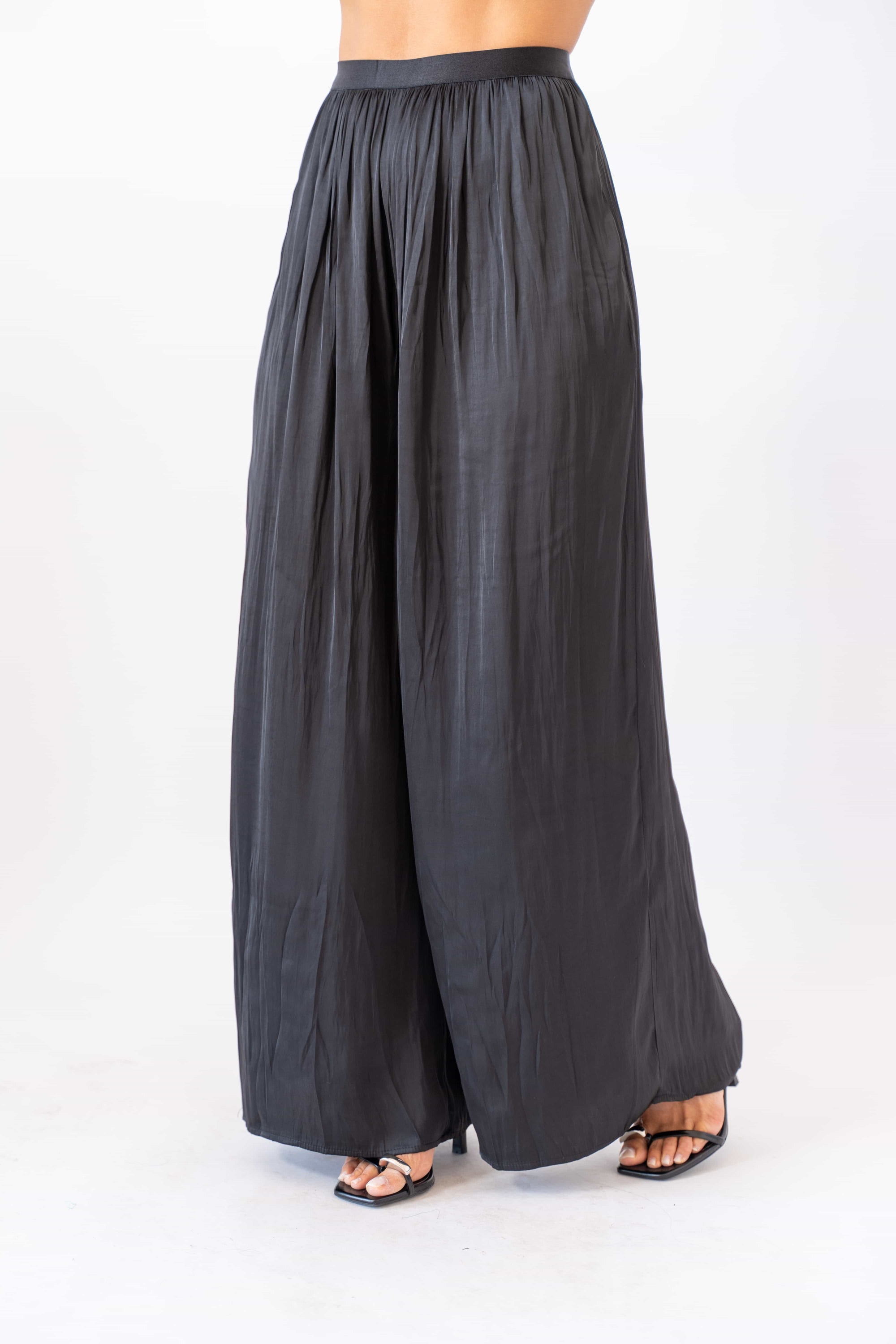 Pantalone Satin Plissè