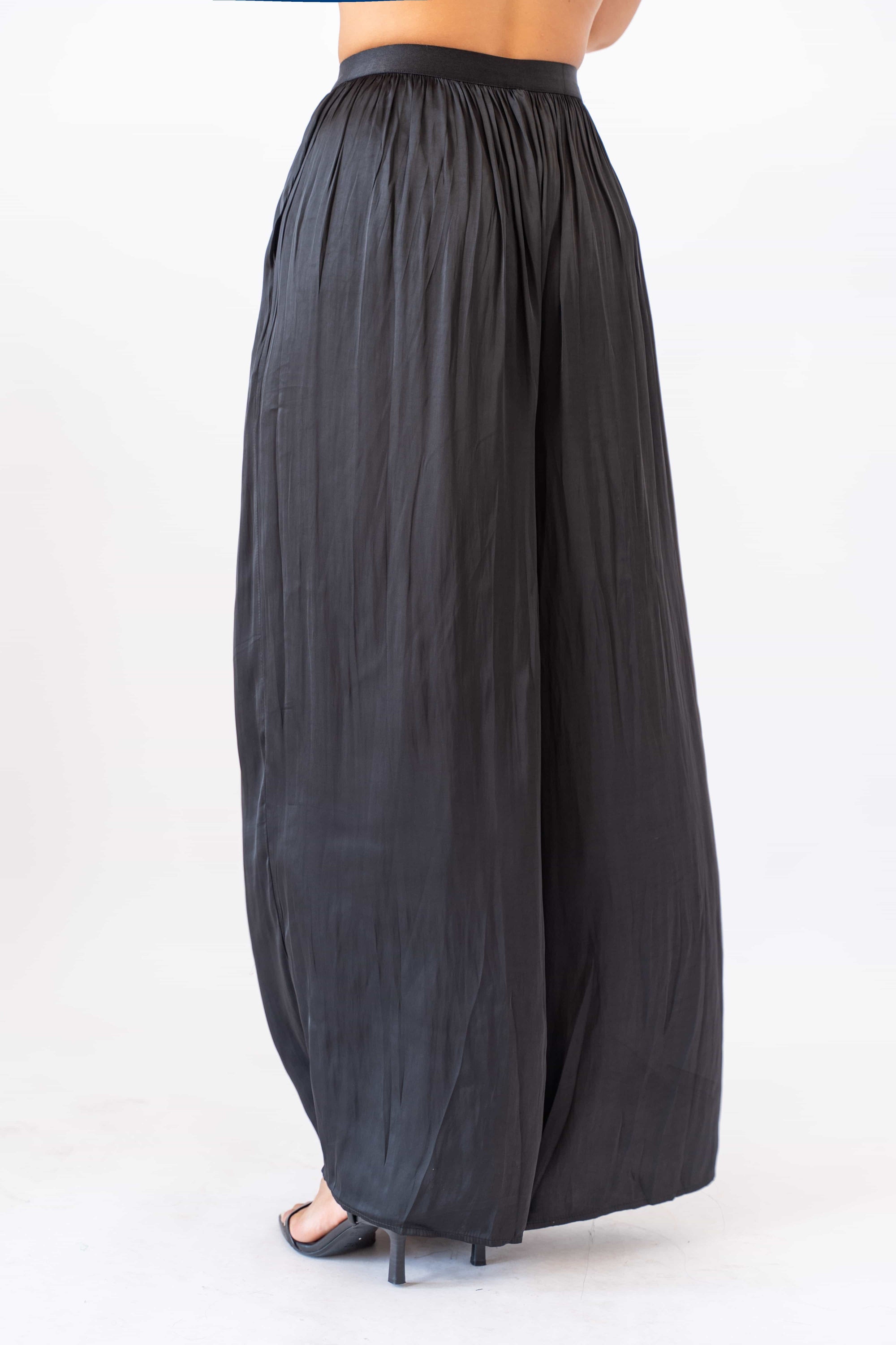 Pantalone Satin Plissè