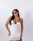 Mini Dress In Pizzo