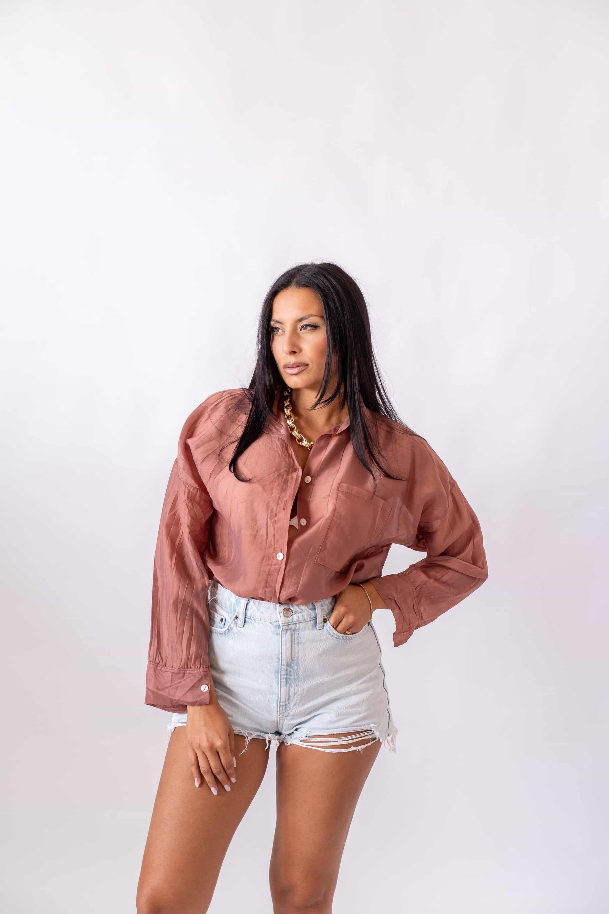 Camicia Veil Bronze