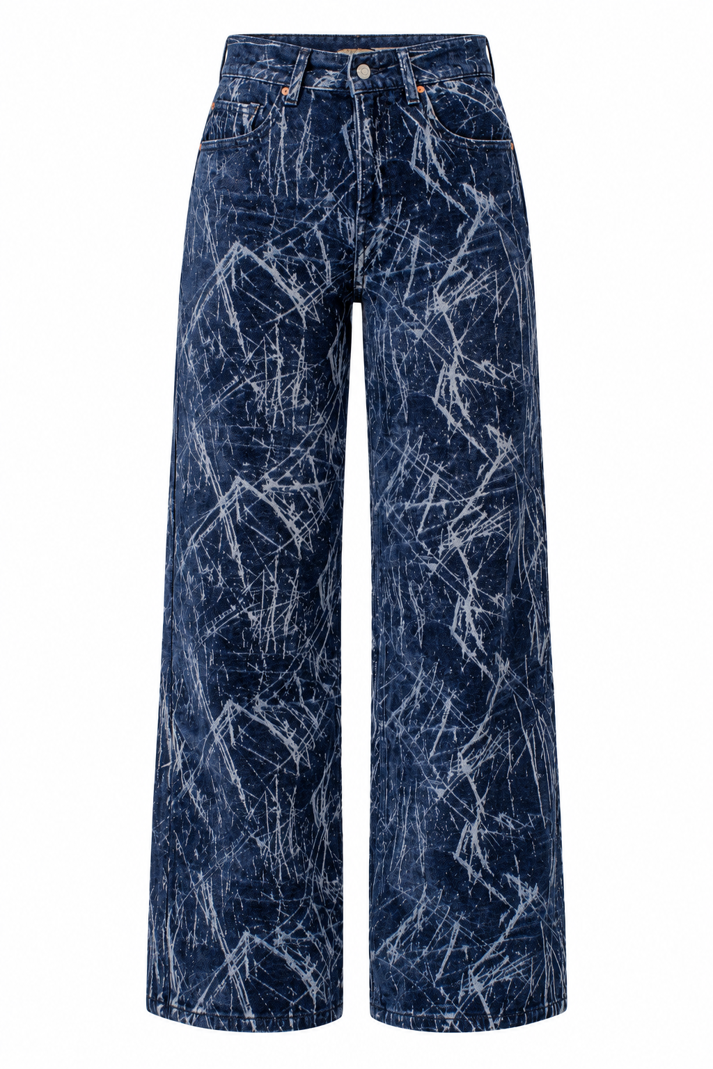 Jeans Wide Leg Suede