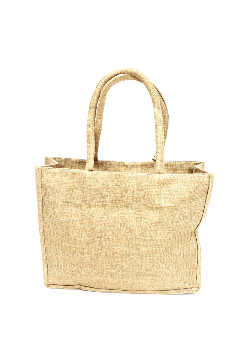 Borsa Grande Di Paglia Con Borsellino