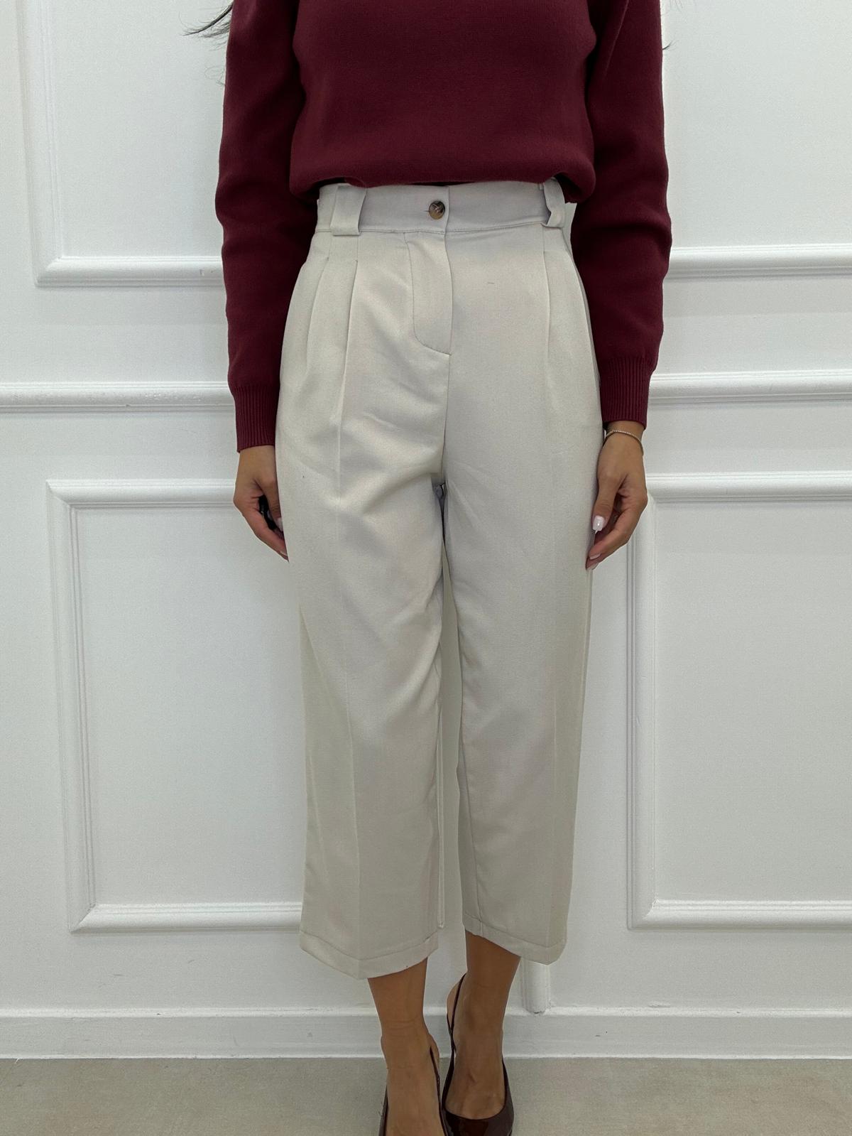 Pantalone Slouchy Con Pinces