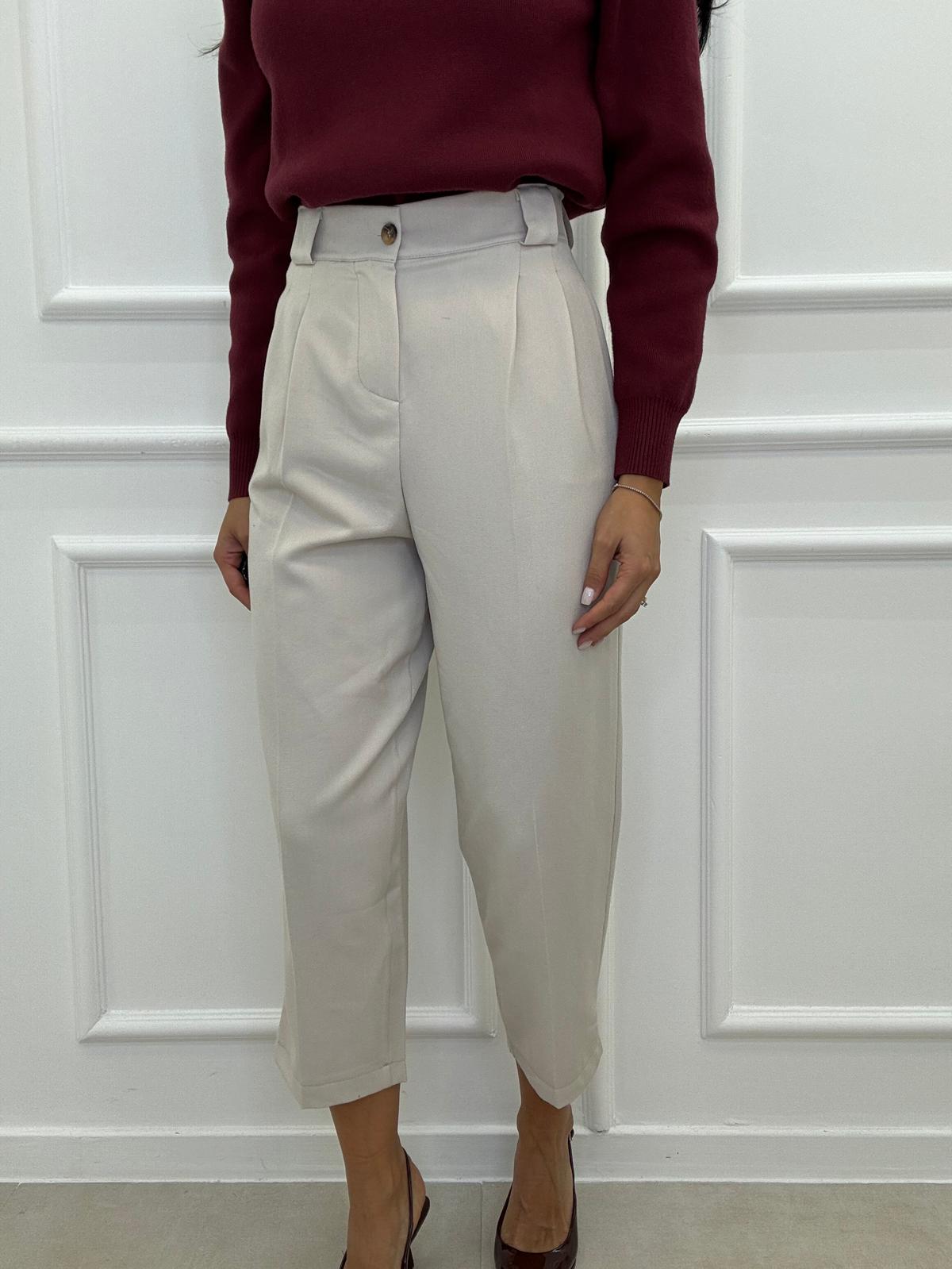 Pantalone Slouchy Con Pinces