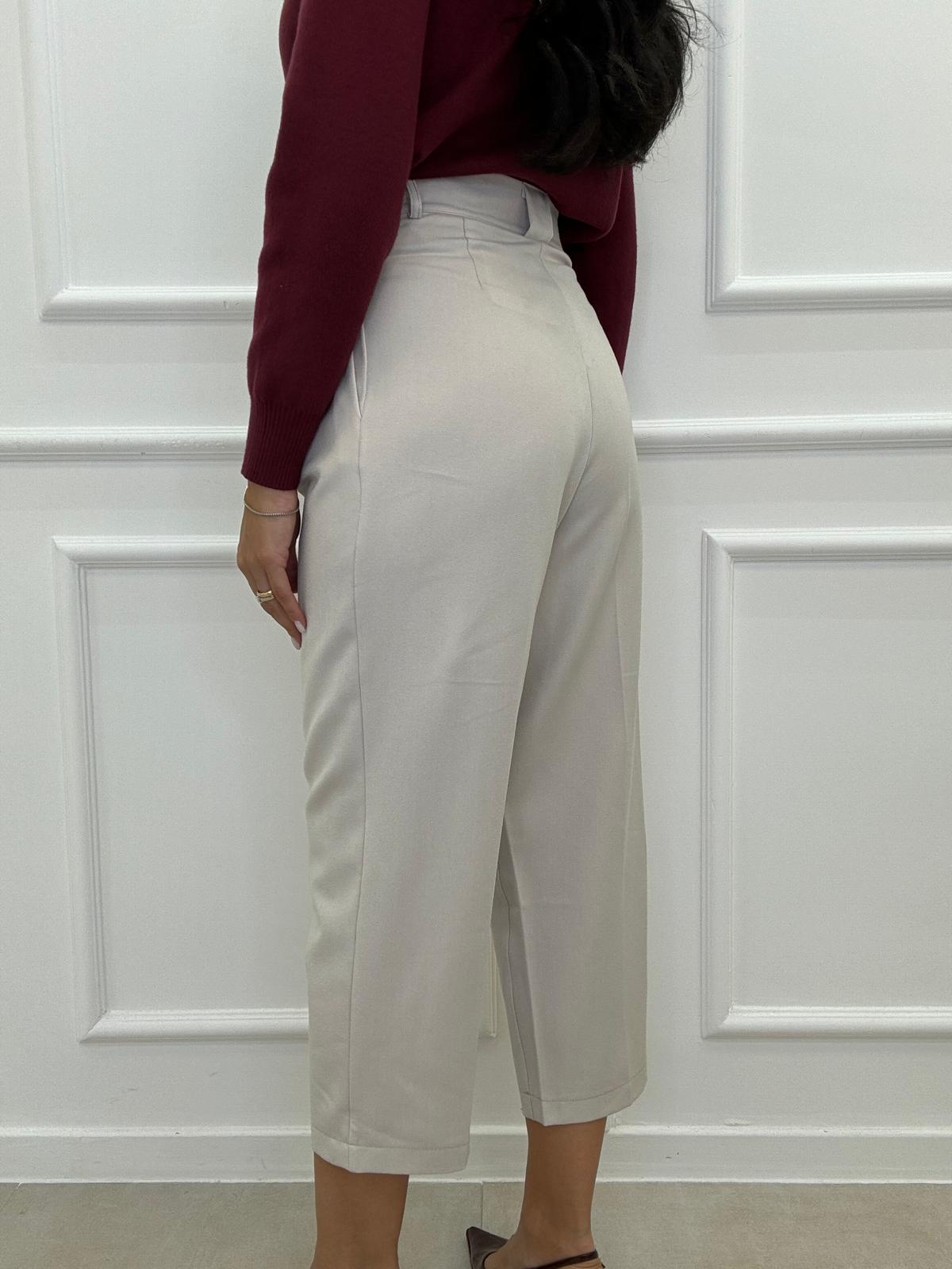 Pantalone Slouchy Con Pinces