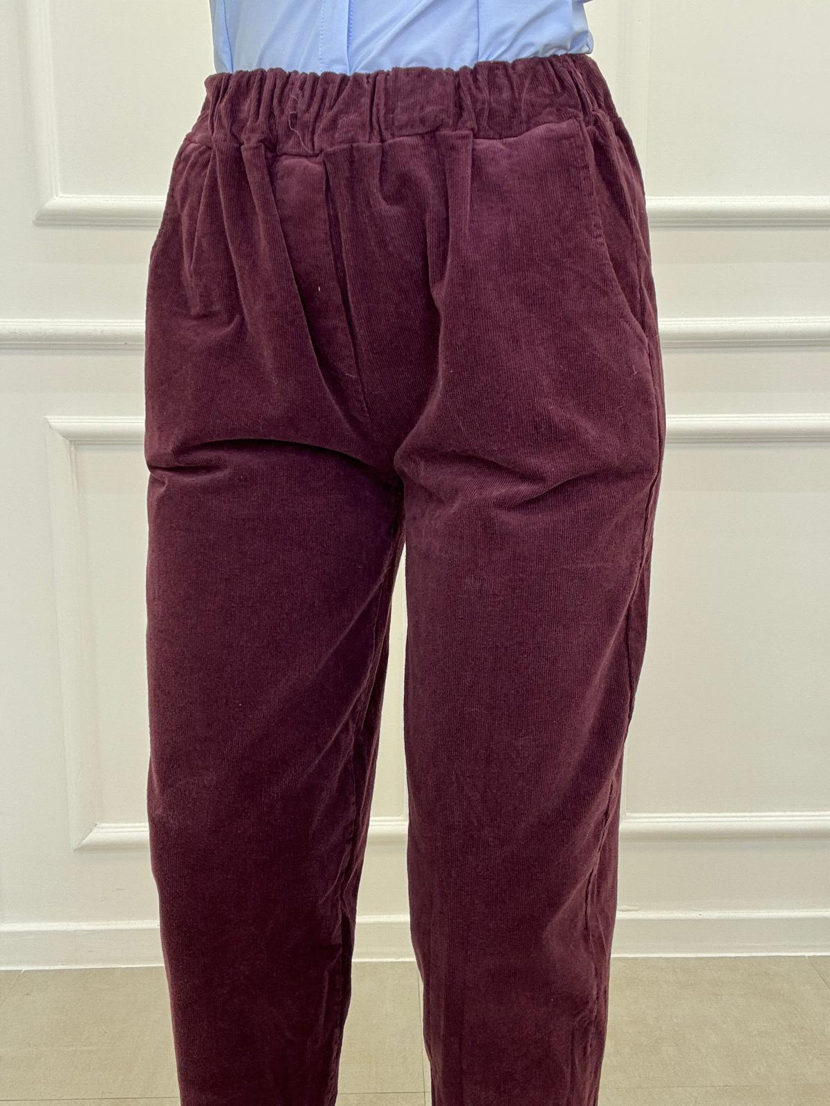 Pantalone Slouchy A Costine