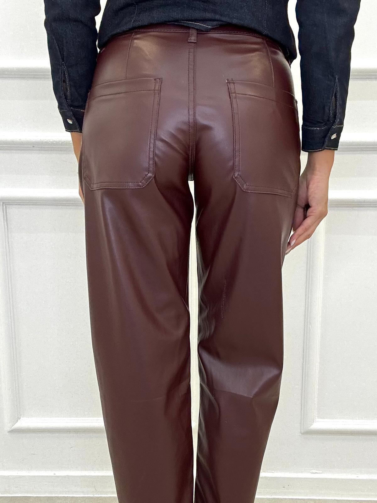 Pantalone Ecopelle Wide Balloon